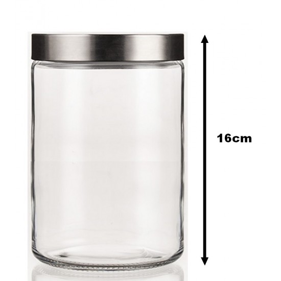 Pote 1,25l Com Tampa Inox